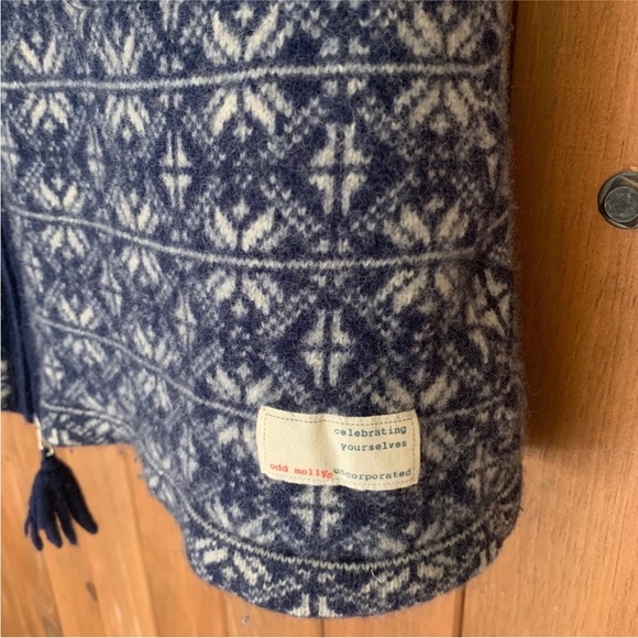 Odd Molly - Wool full zip hooded sweater - style 469 - Picture 3 of 5